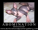 Abomination Motivational Poster