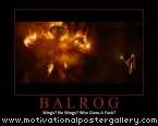 Balrog Motivational Poster