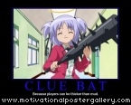 Clue Bat Motivational Poster