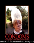 Condoms Motivational Poster