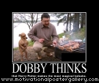 Dobby Thinks Motivational Poster