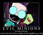 Evil Minions Motivational Poster