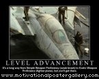 Level Advancement Motivational Poster