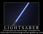 Lightsaber Motivational Poster