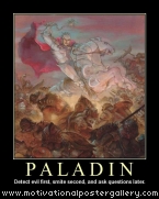 Paladin Motivational Poster