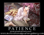 Patience Motivational Poster