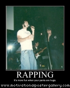 Rapping Motivational Poster